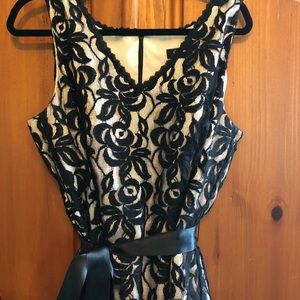 Beautiful ONYX black lace evening gown